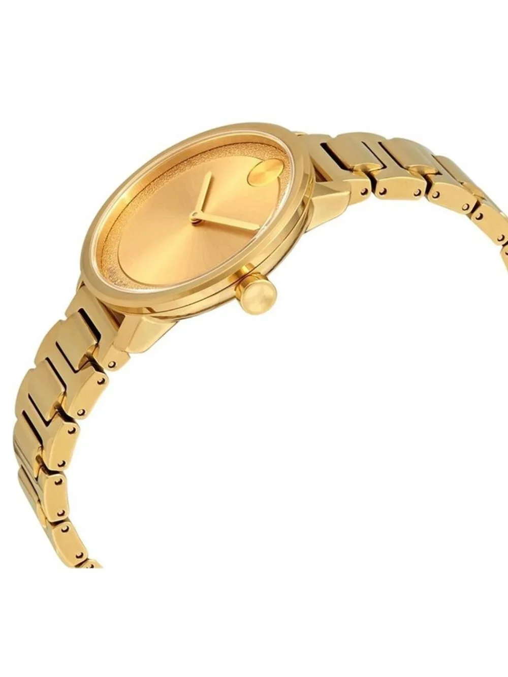 NWT Movado Bold Pale Gold Dial Ladies Watch